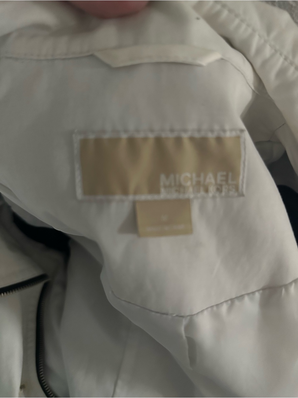 Michael Kors Black and Cream Colorblock Trench Coat - Picture 6 of 6